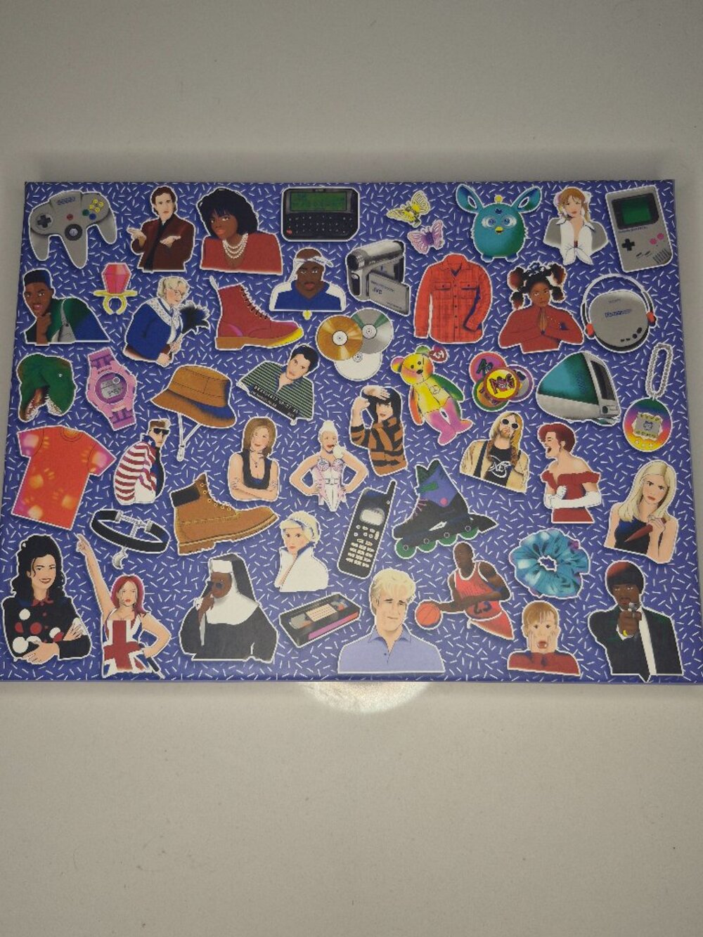 90's Icons 500 Piece Puzzle TuPac Gameboy Britney Friends Timberland